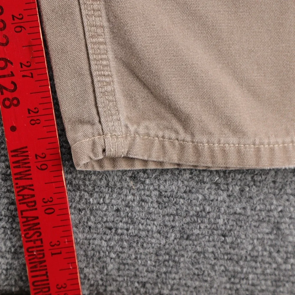 Carhartt B159 MUS Mens Loose Fit Canvas Carpenter Pants Taupe 38x30 (Fits 38x29)